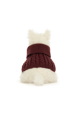 Jellycat Jellycat - Munro Scottie Dog 'Winter Jumper'