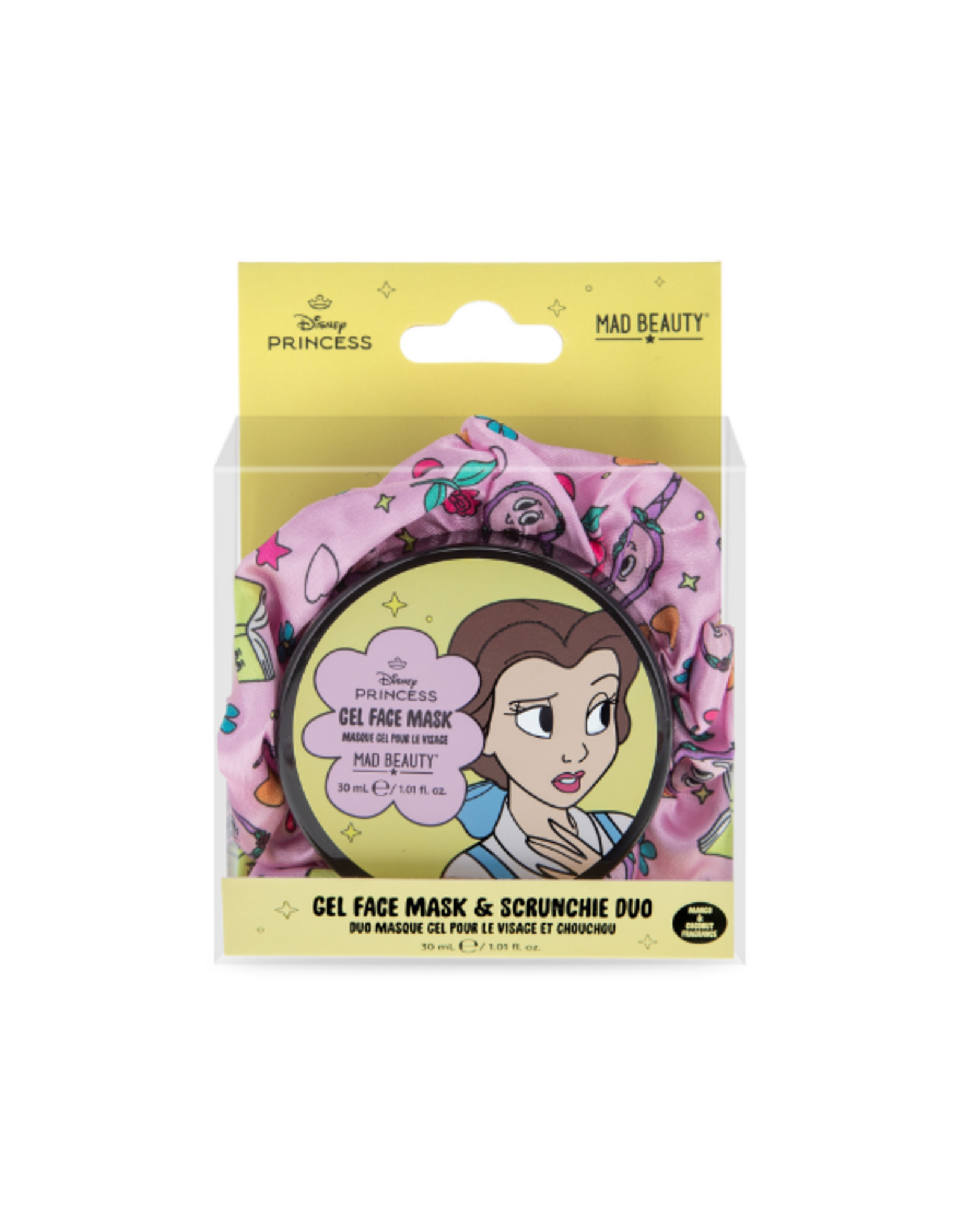 Mad Beauty Mad Beauty - Disney Princess Express Yourself-Gel Face Mask & Scrunchie-Belle