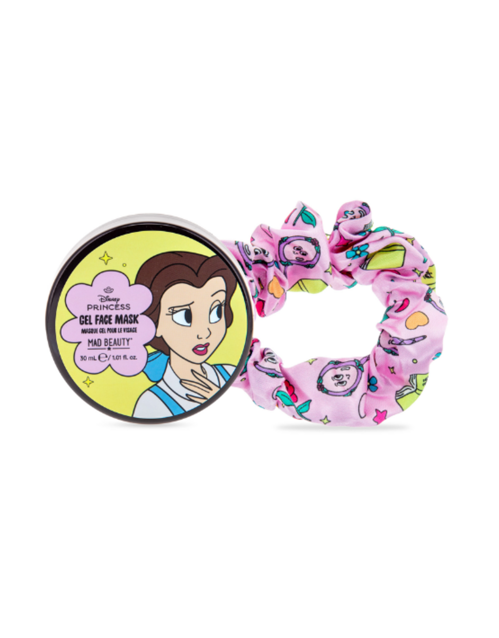 Mad Beauty Mad Beauty - Disney Princess Express Yourself-Gel Face Mask & Scrunchie-Belle
