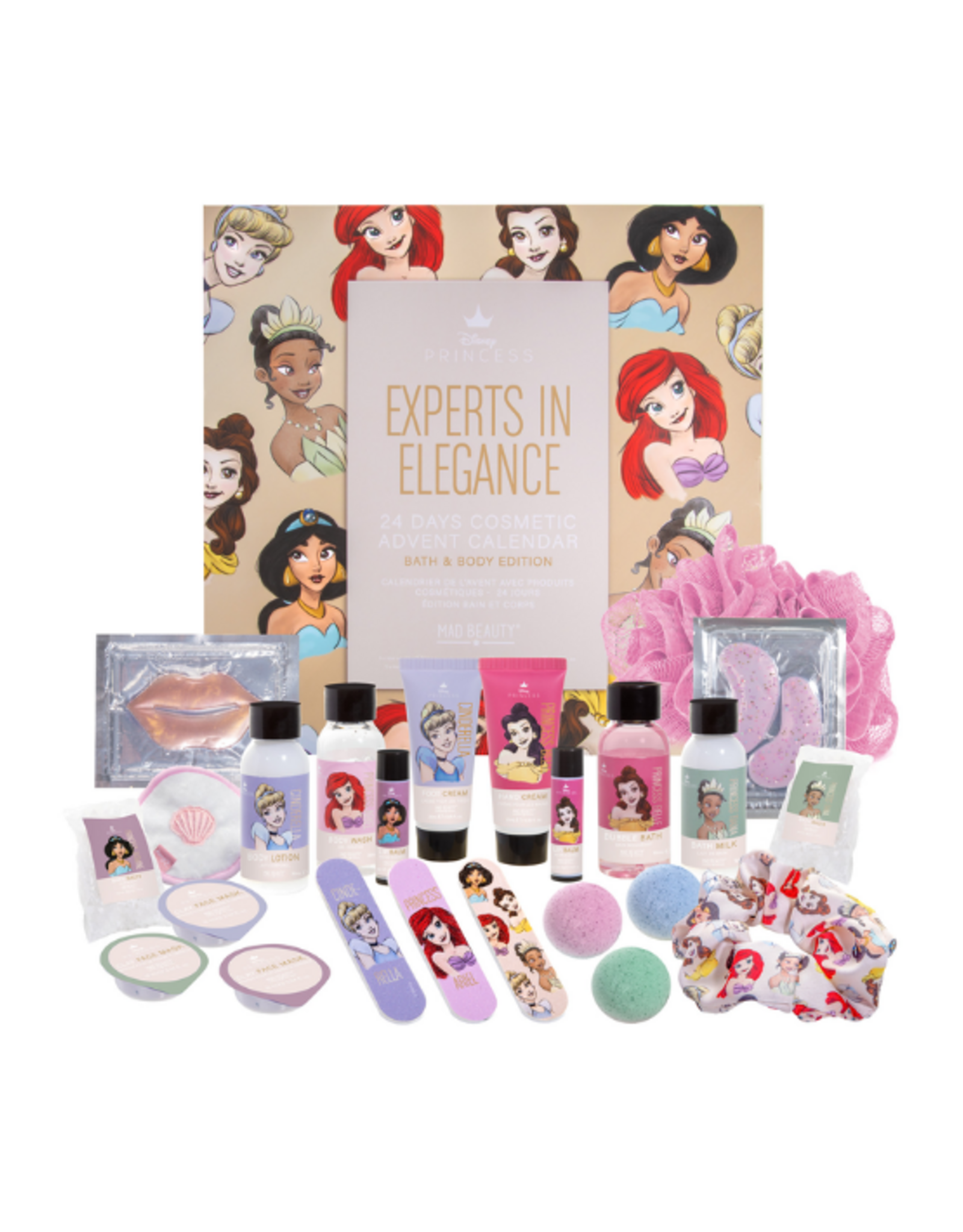 Mad Beauty Mad Beauty - Disney Princess 24 Day Bath & Body Advent Calendar