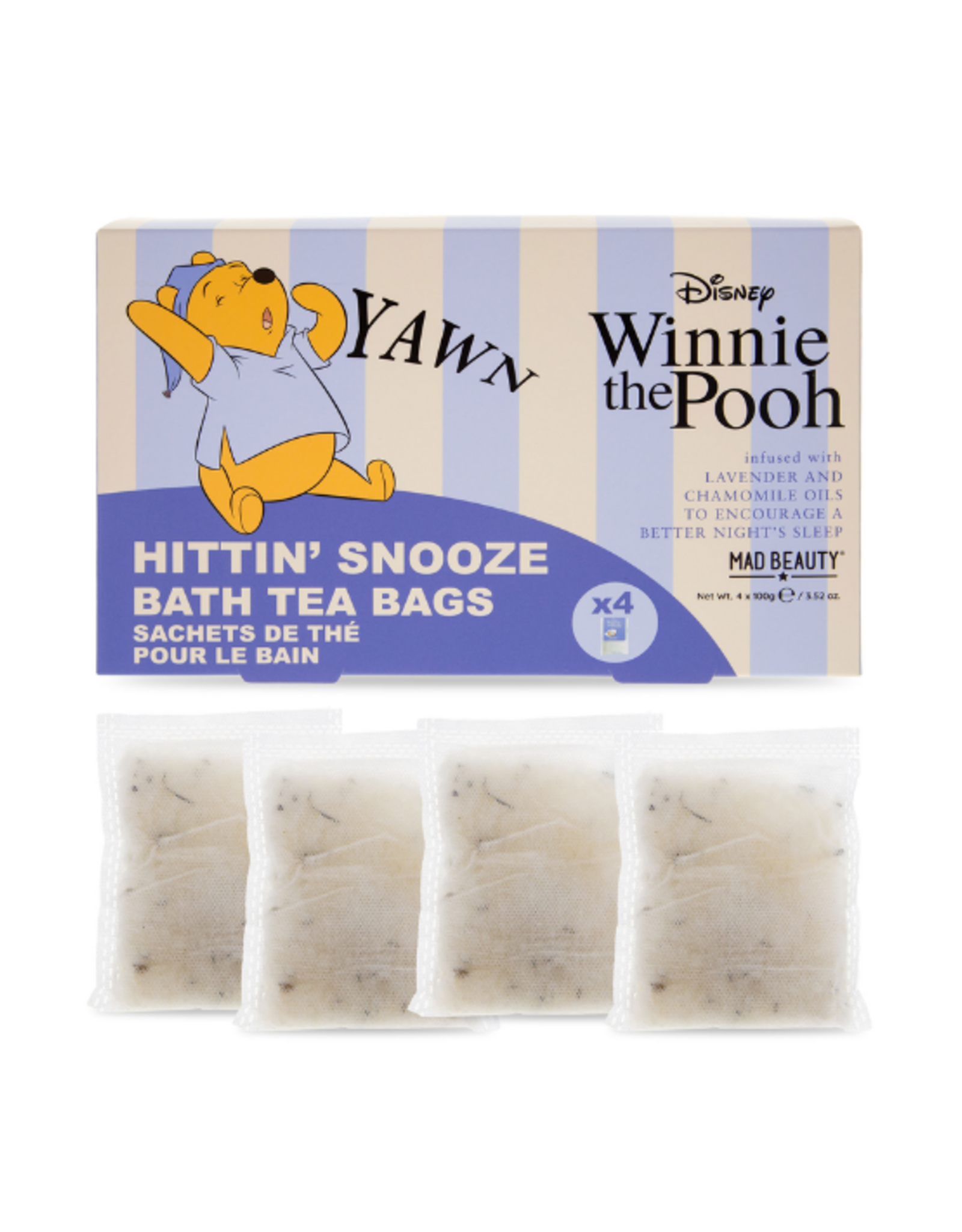 Mad Beauty Mad Beauty - Disney Winnie The Pooh Bath Tea Bags (4 pack)