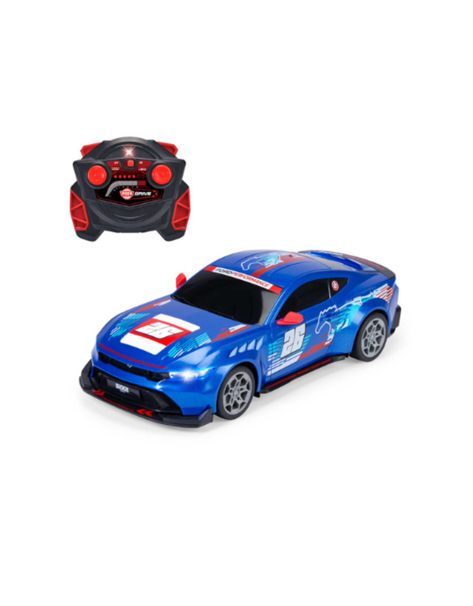 Dickie - RC Ford Mustang Customized 1:24 29cm