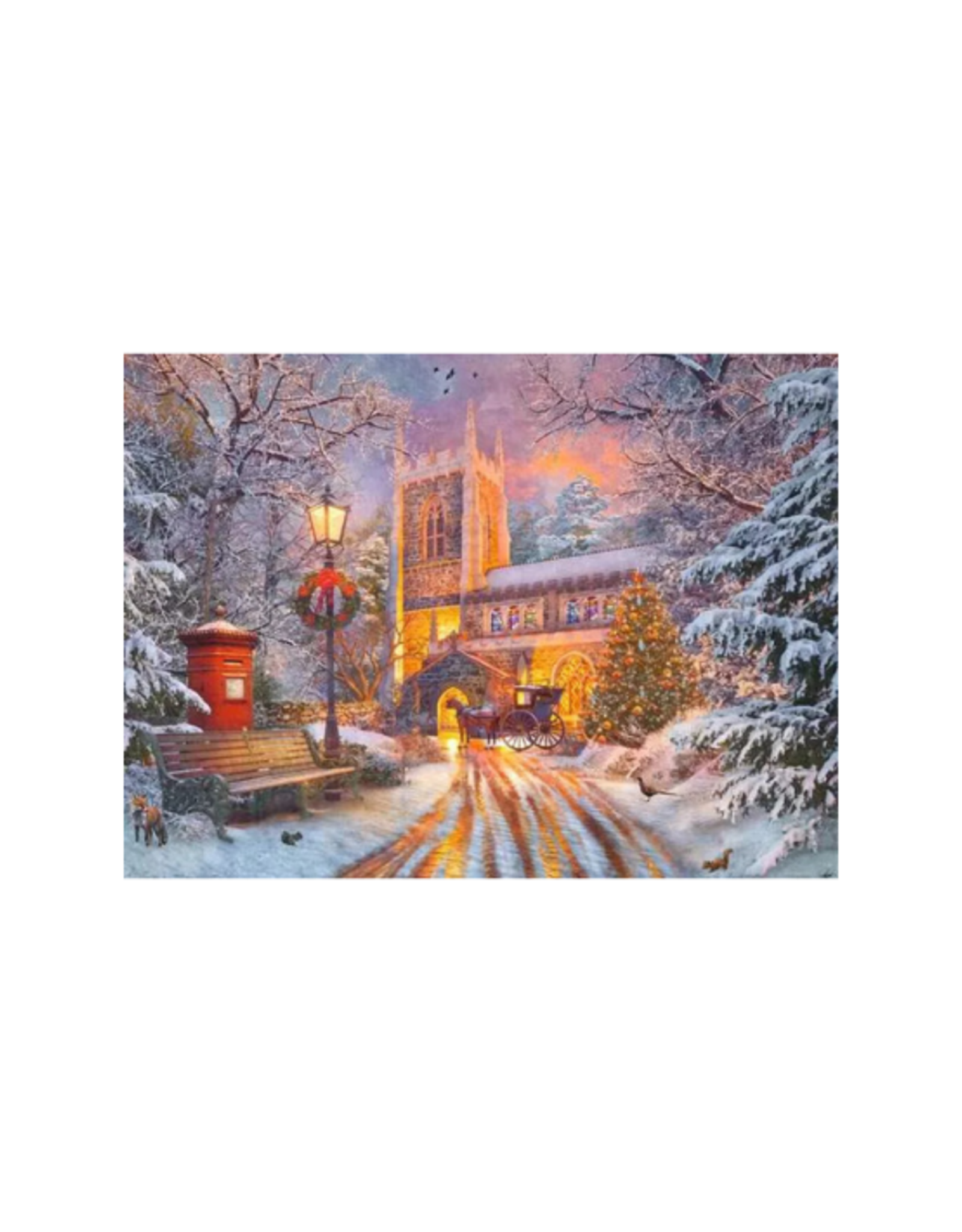 Ravensburger Ravensburger - 500pcs - Glow in the Dark: Magical Christmas