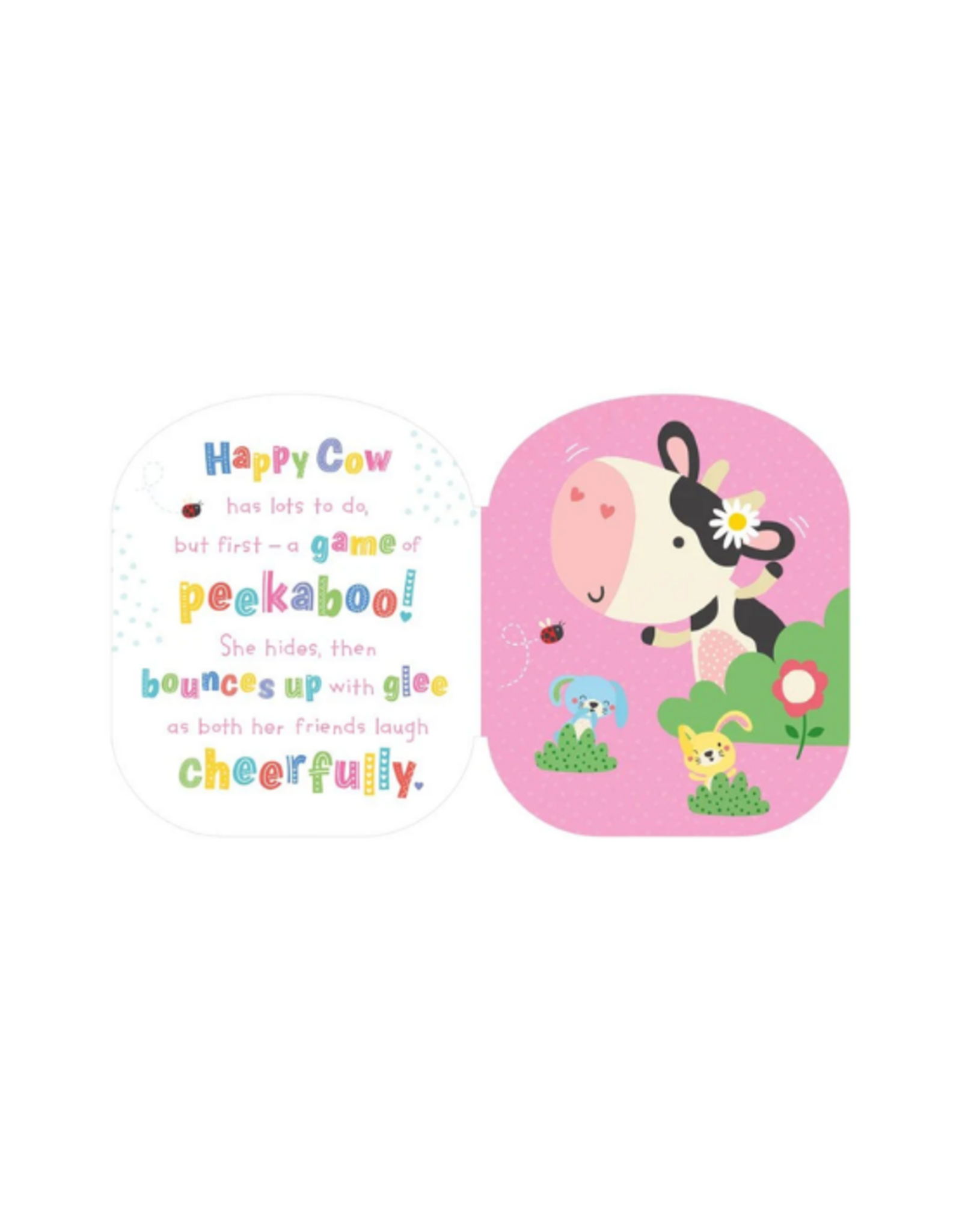 Make Believe Ideas Make Believe Ideas - Happy Cow W/ Plush Cover