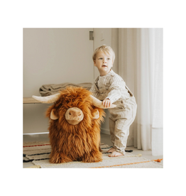 Wild and Soft Wild and Soft Soft Bouncy Highland Cow