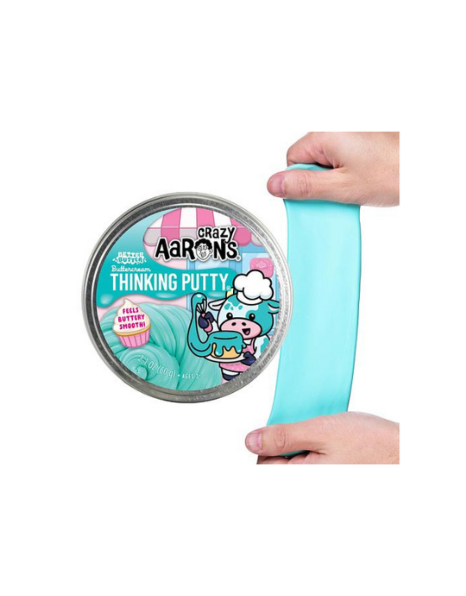 Crazy Aarons Crazy Aarons - 4" Thinking Putty Better Butter Buttercream