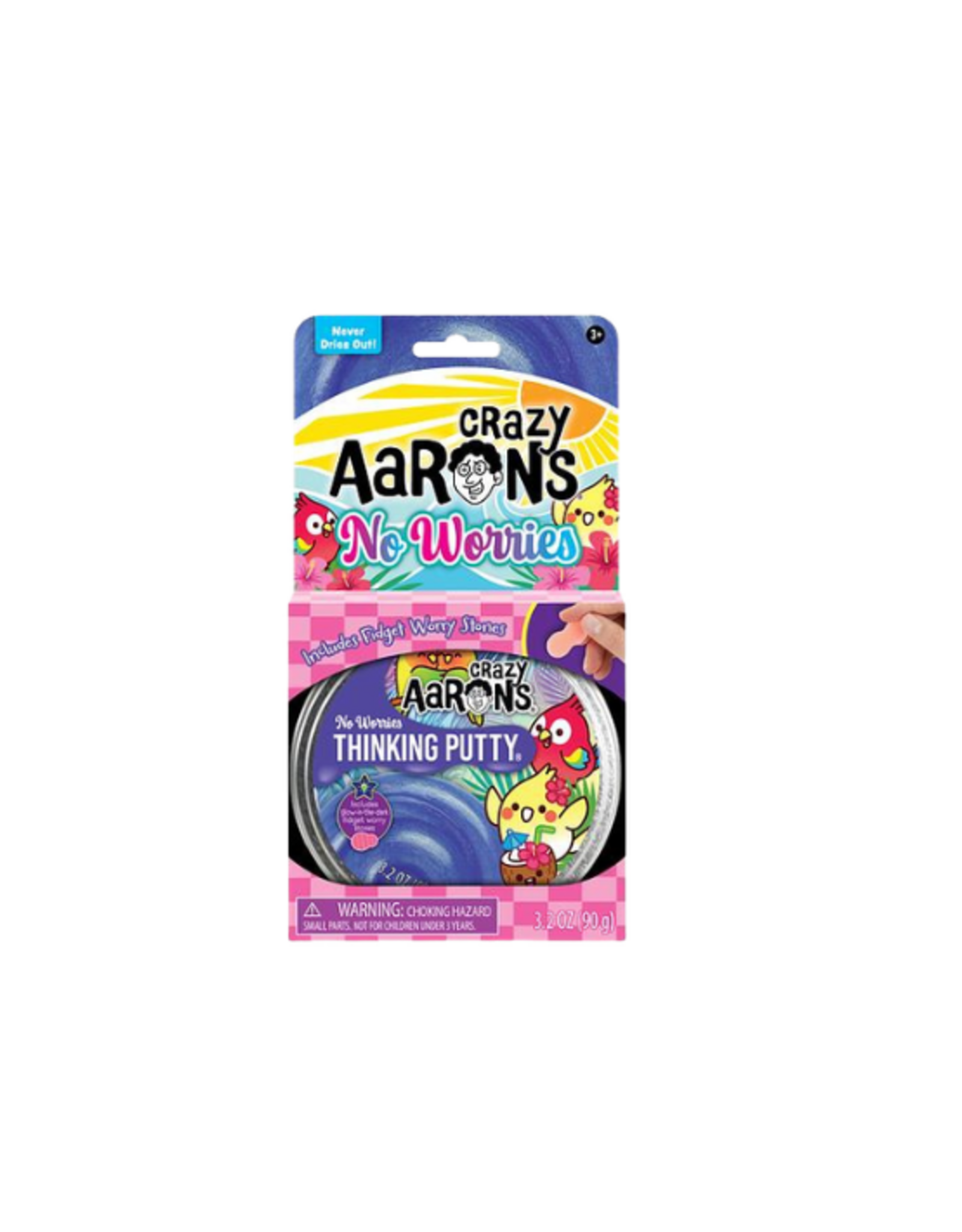 Crazy Aarons Crazy Aarons - 4" Thinking Putty No Worries