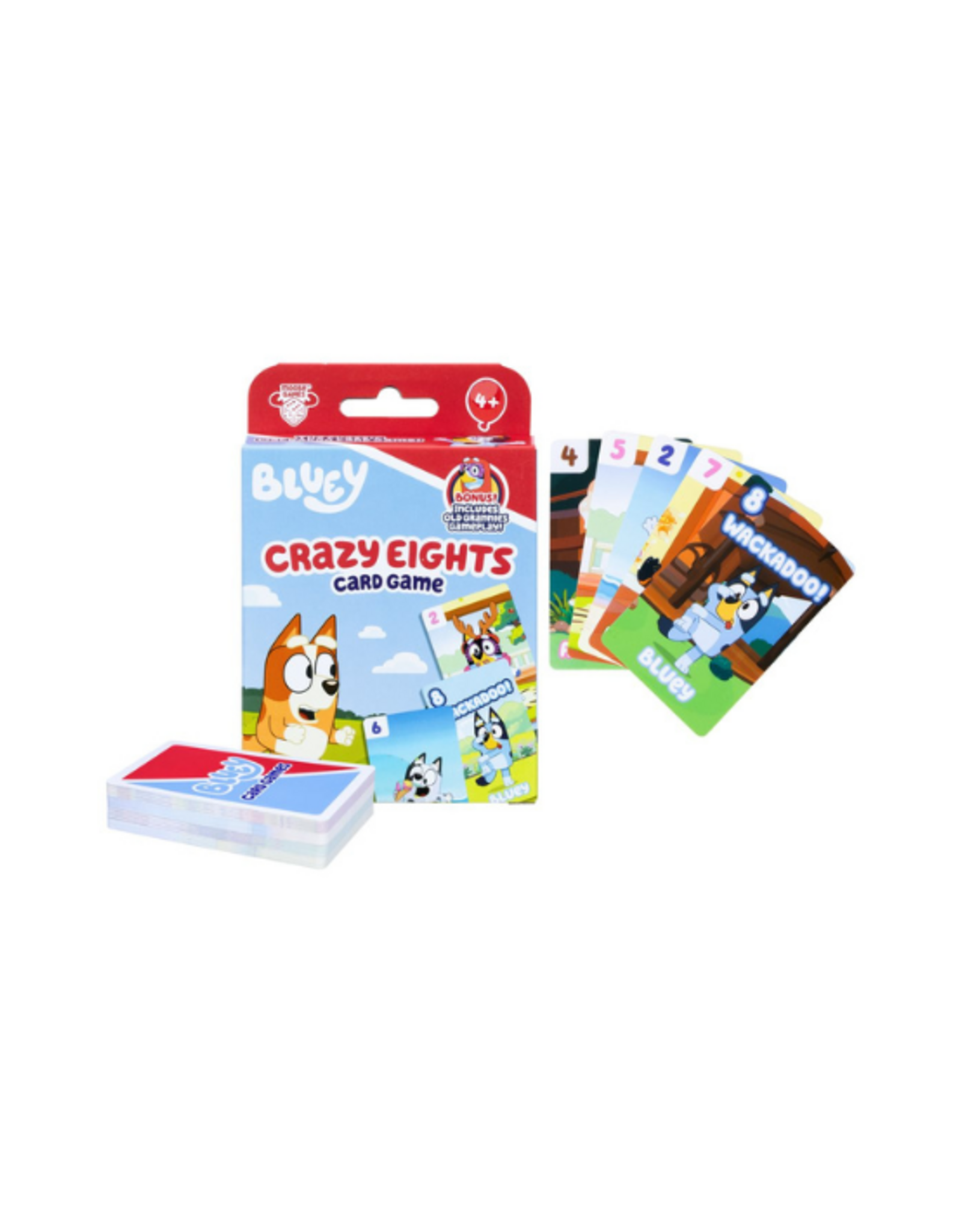 Moose Toys - Bluey Crazy Eights Card Game