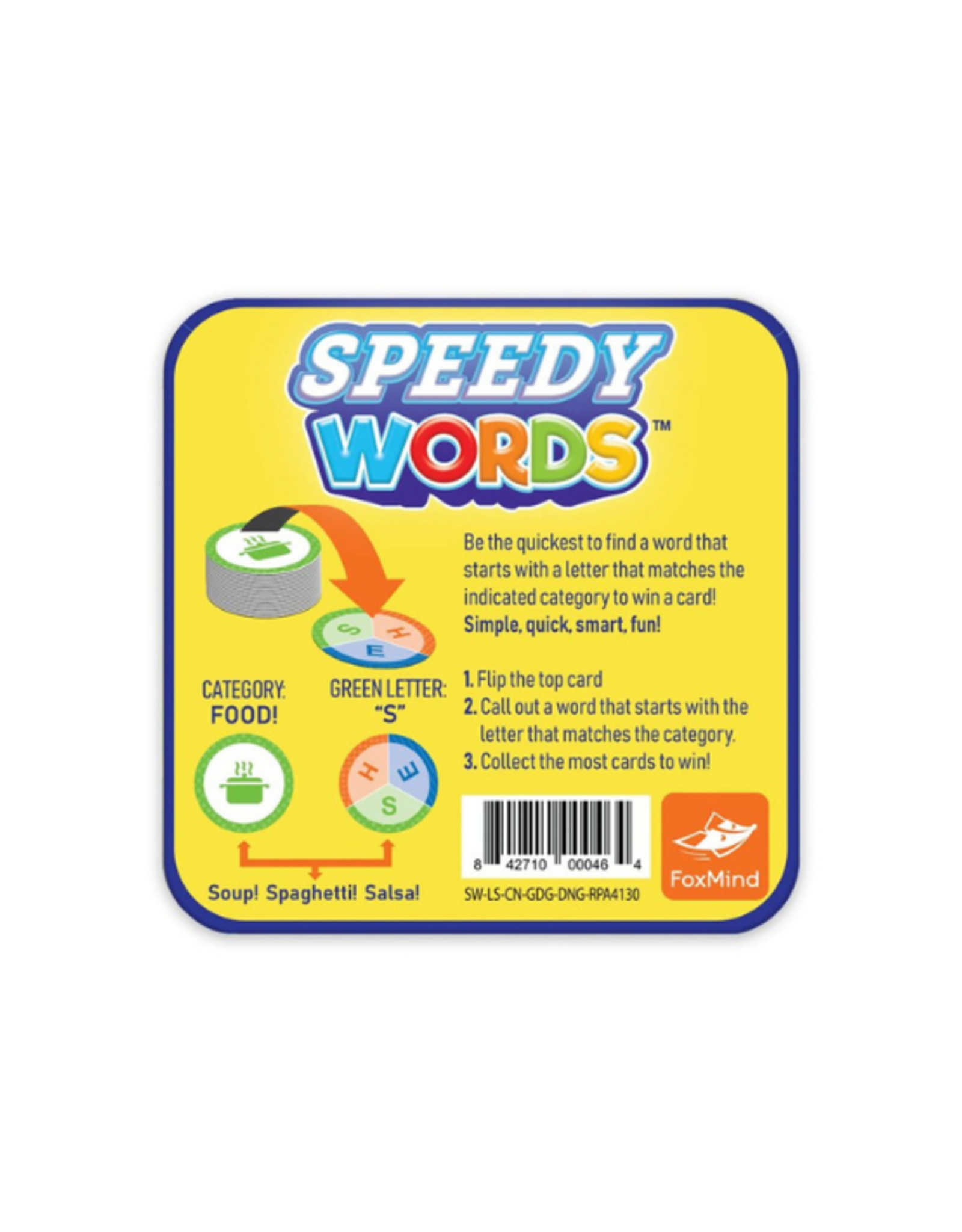 Foxmind - Speedy Words - Tin Box