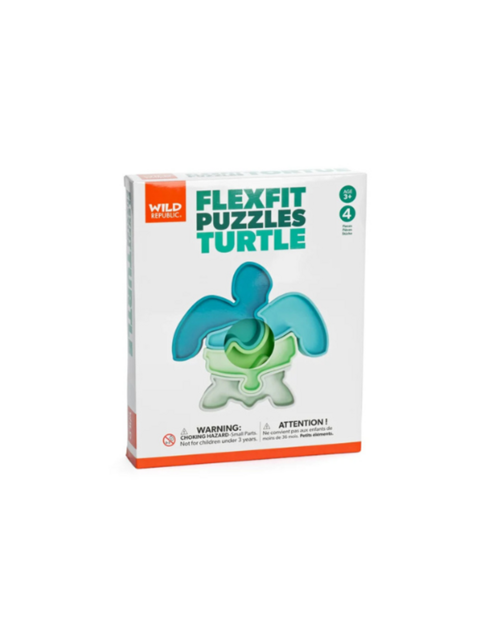 Wild Republic Wild Republic - Flexfit Puzzles Sea Turtle Action Toy - 7"