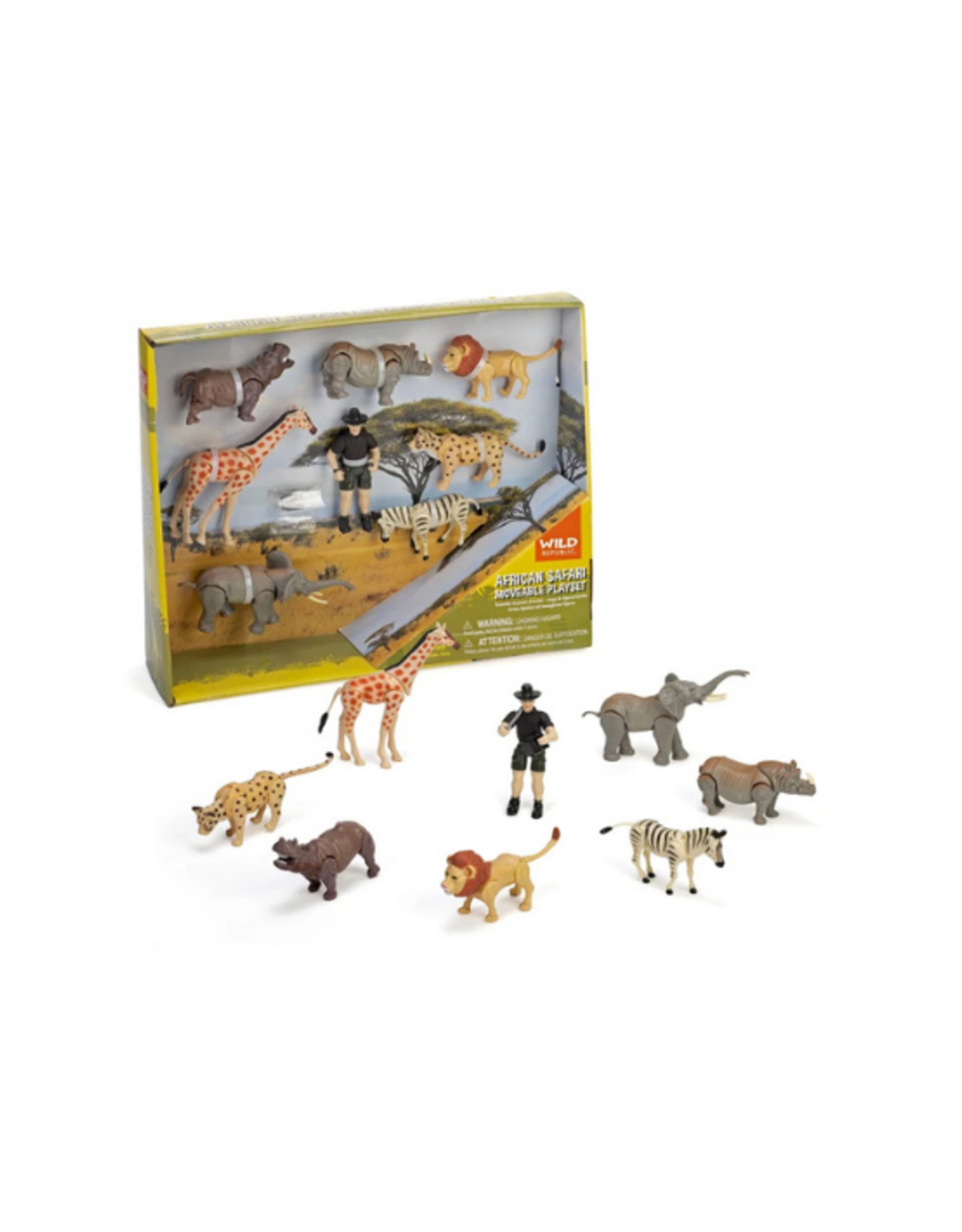 Wild Republic Wild Republic - Moveable Safari Action Playset - 11"