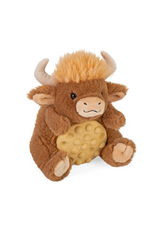 Wild Republic Wild Republic - Poppykins Mini Highland Cow Stuffed Animal - 7.5"