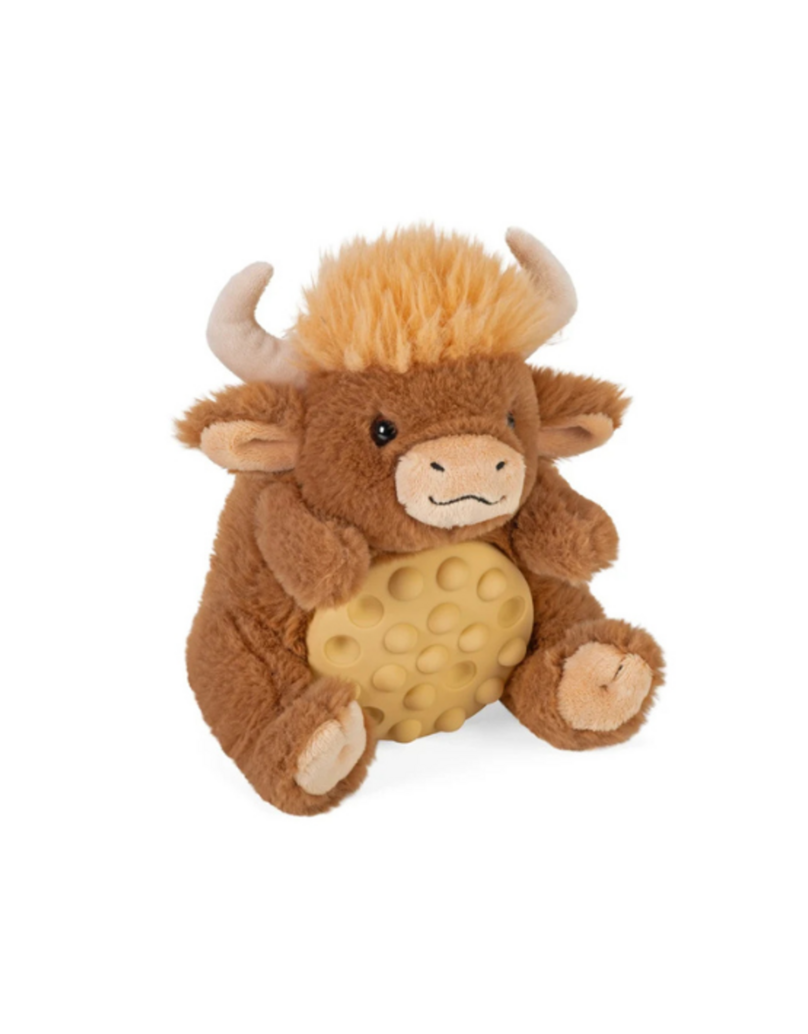 Wild Republic Wild Republic - Poppykins Mini Highland Cow Stuffed Animal - 7.5"