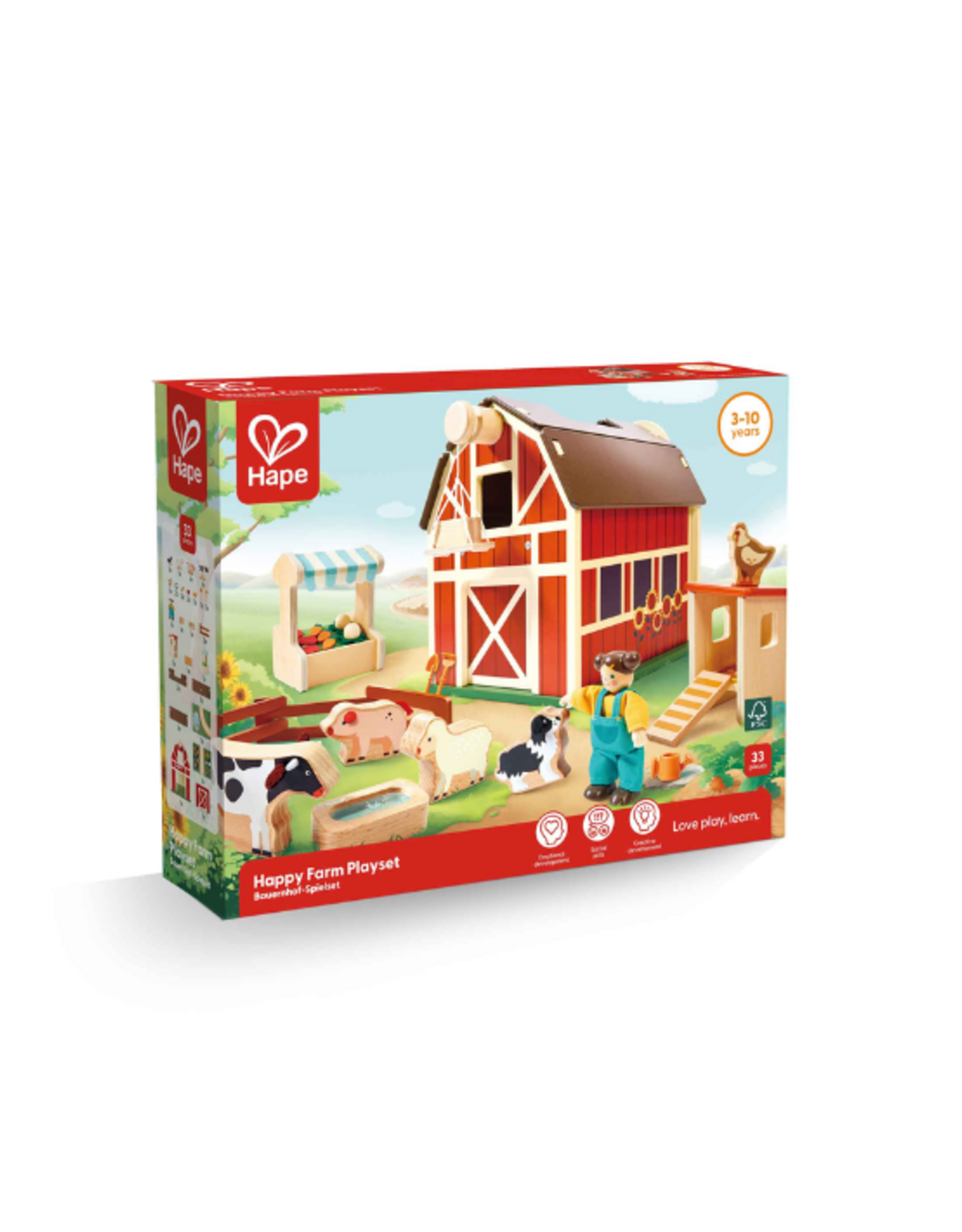 Hape Hape  - Happy Farm Playset