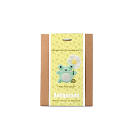 PBI Art PBI Art Frog and Daisy DIY Crochet Kit