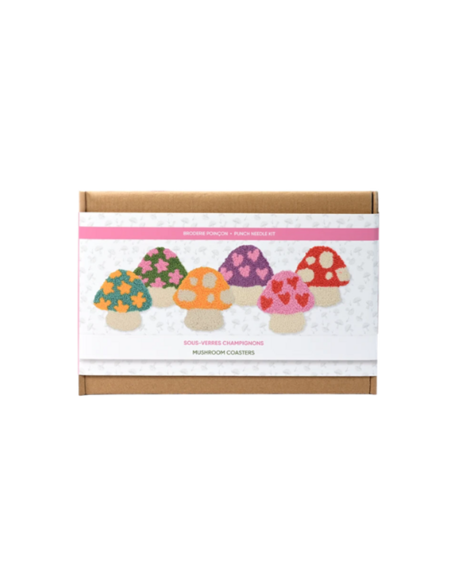 PBI Art PBI Art - Mushroom Coaster Punch Needle Kit