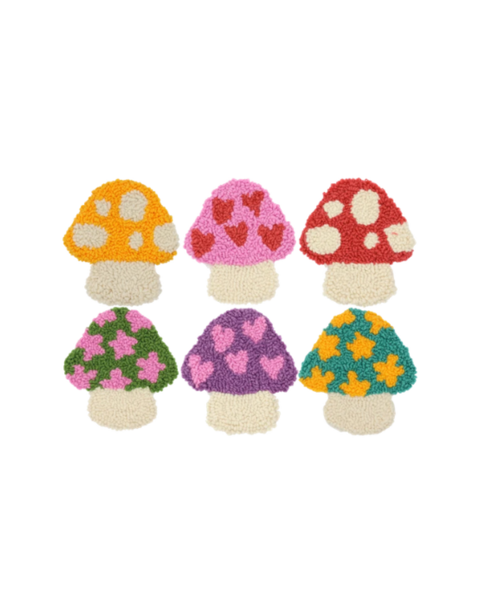 PBI Art PBI Art - Mushroom Coaster Punch Needle Kit