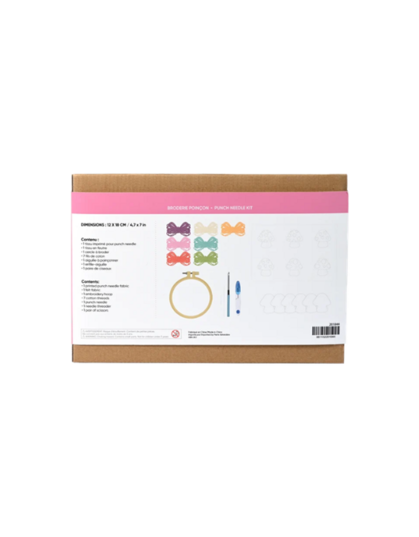 PBI Art PBI Art - Mushroom Coaster Punch Needle Kit