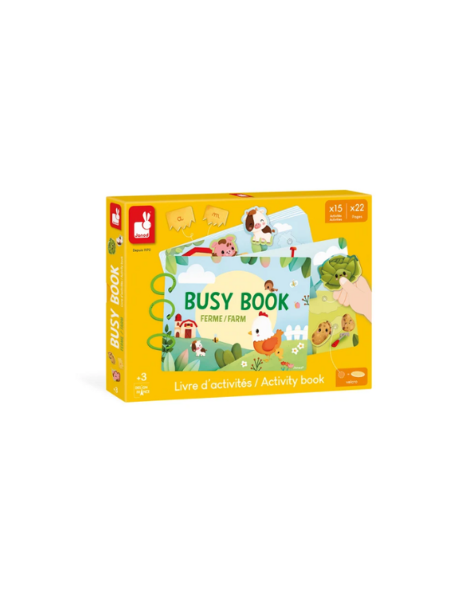 Janod Janod - Farm Busy Book
