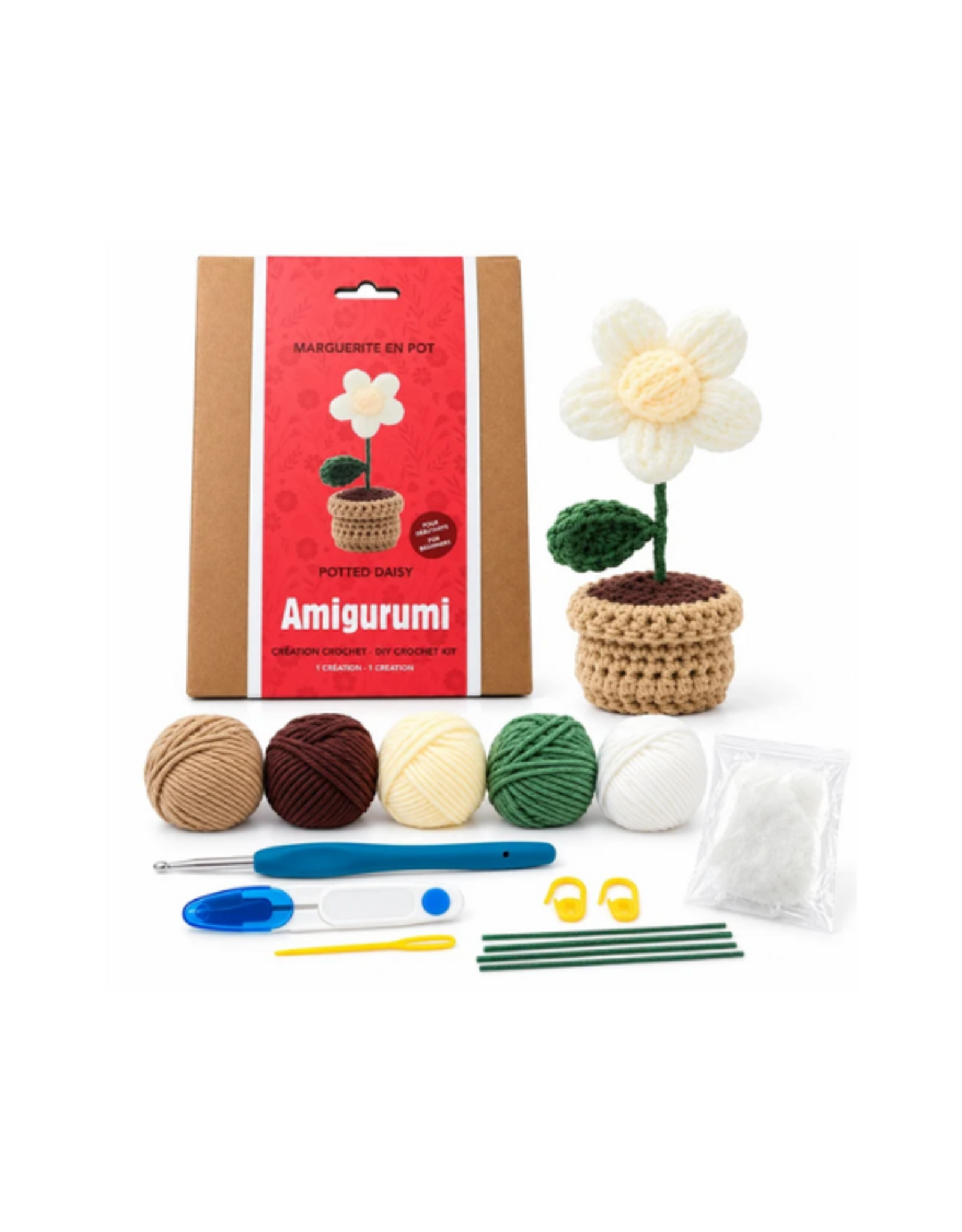 PBI Art PBI Art - Potted Daisy DIY Crochet Kit