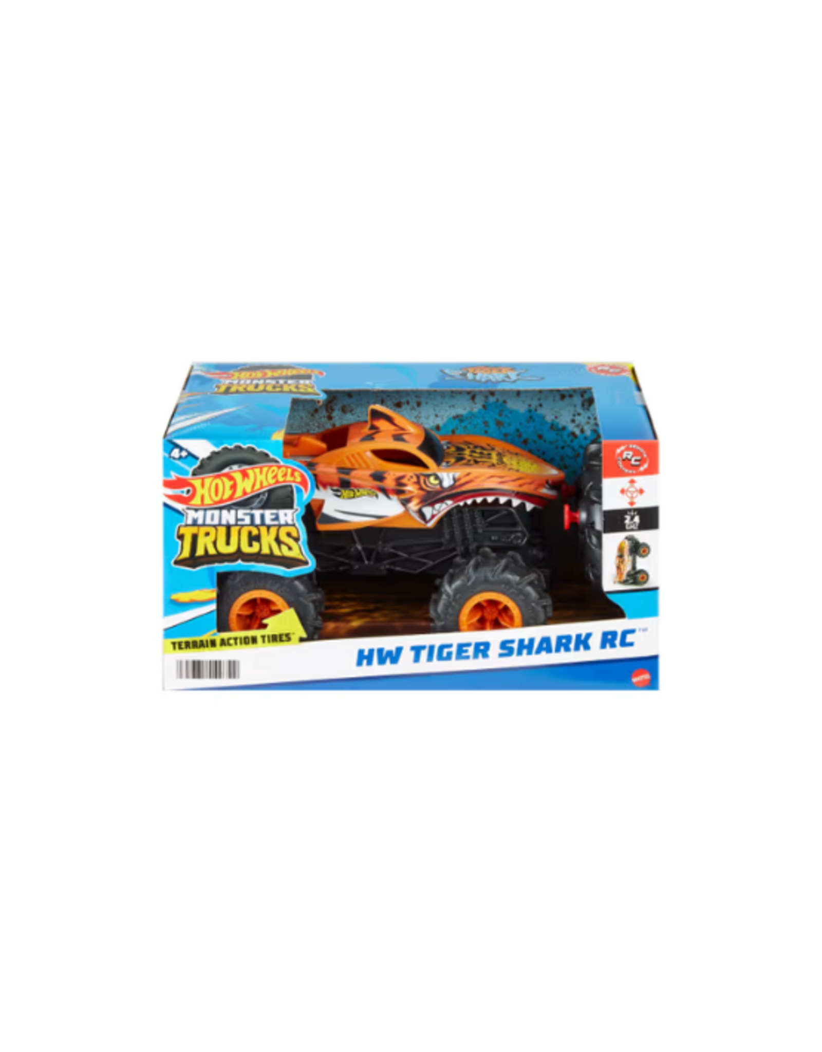 Mattel Hot Wheels Monster Truck RC 1:24 Tiger Shark