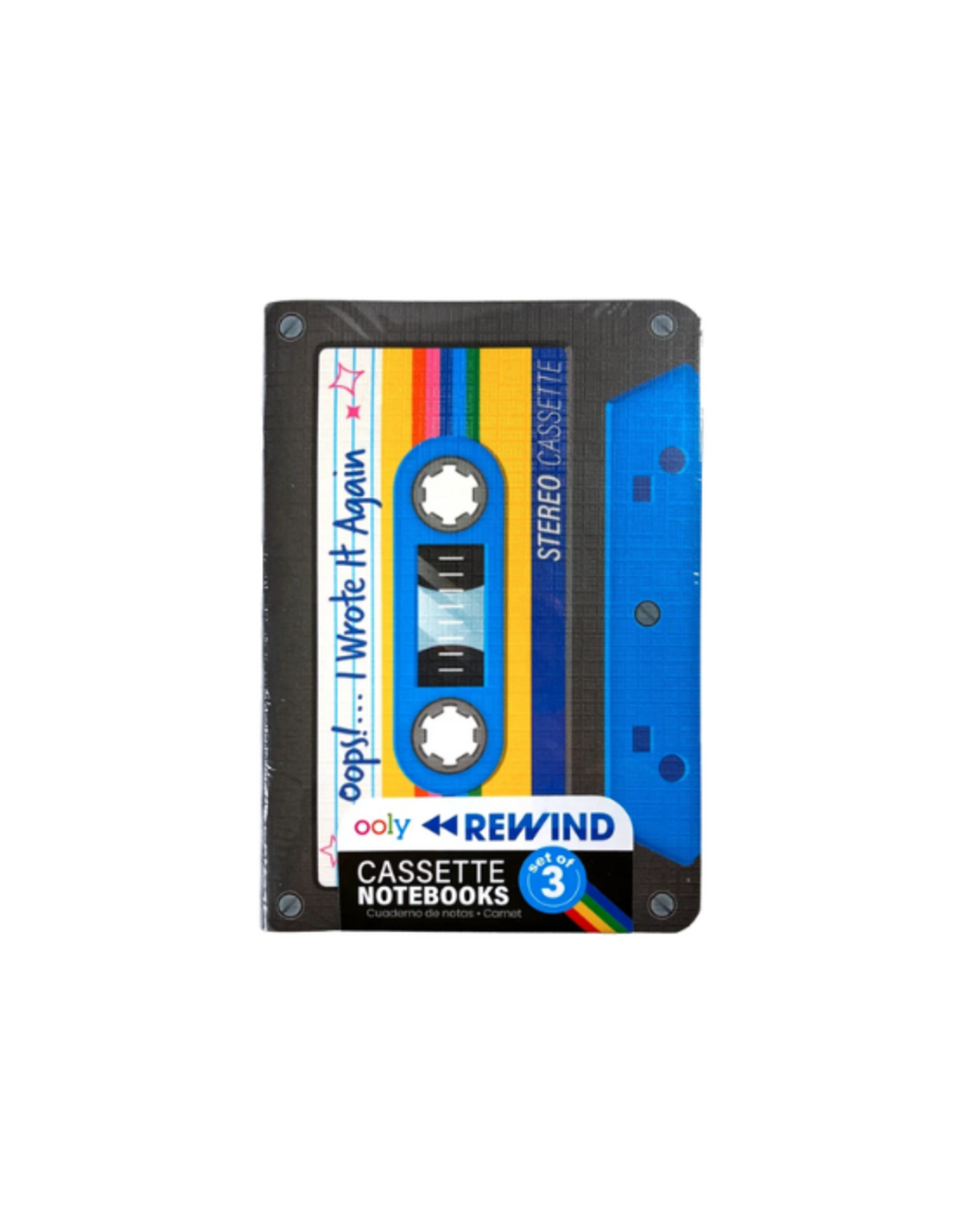 Ooly Ooly - Rewind Mini Notebooks - Retro - Set of 3