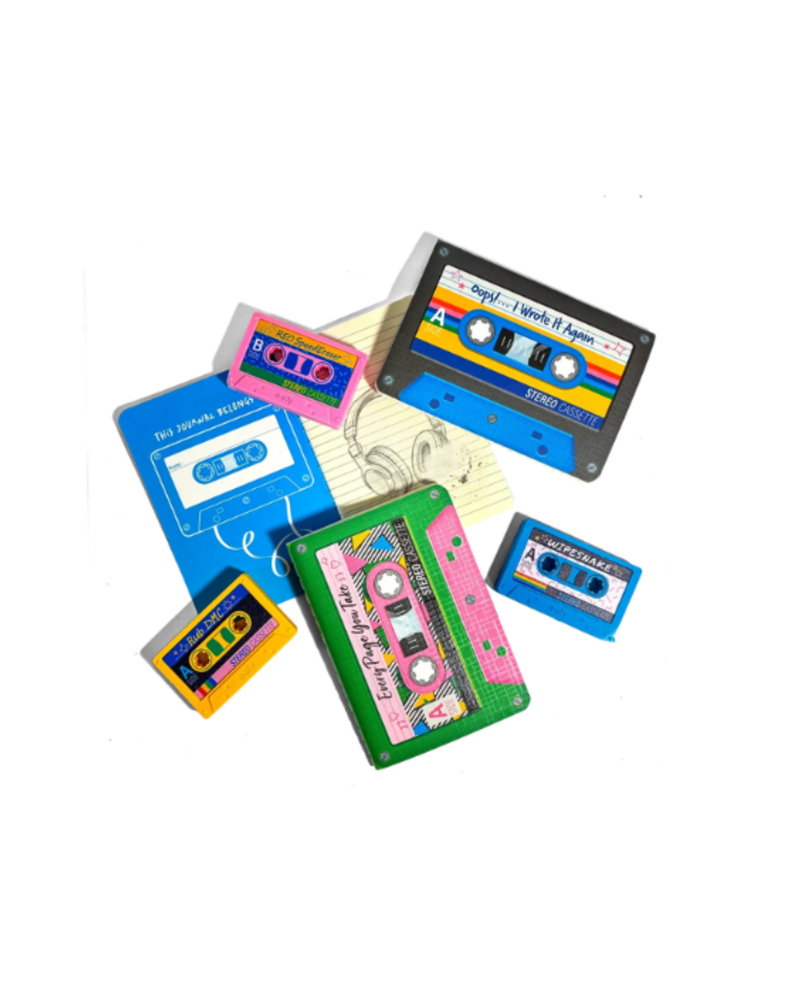 Ooly Ooly - Rewind Mini Notebooks - Retro - Set of 3