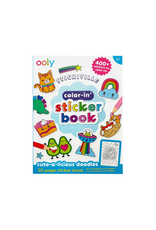 Ooly Ooly - Stickiville Color-In' Sticker Book - Cute-A-Licious Doodles