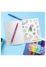 Ooly Ooly - Stickiville Color-In' Sticker Book - Cute-A-Licious Doodles