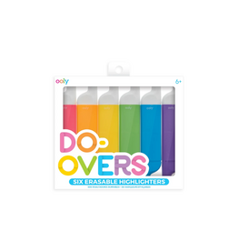 Ooly Ooly Do-Overs Erasable Highlighters Set of 6