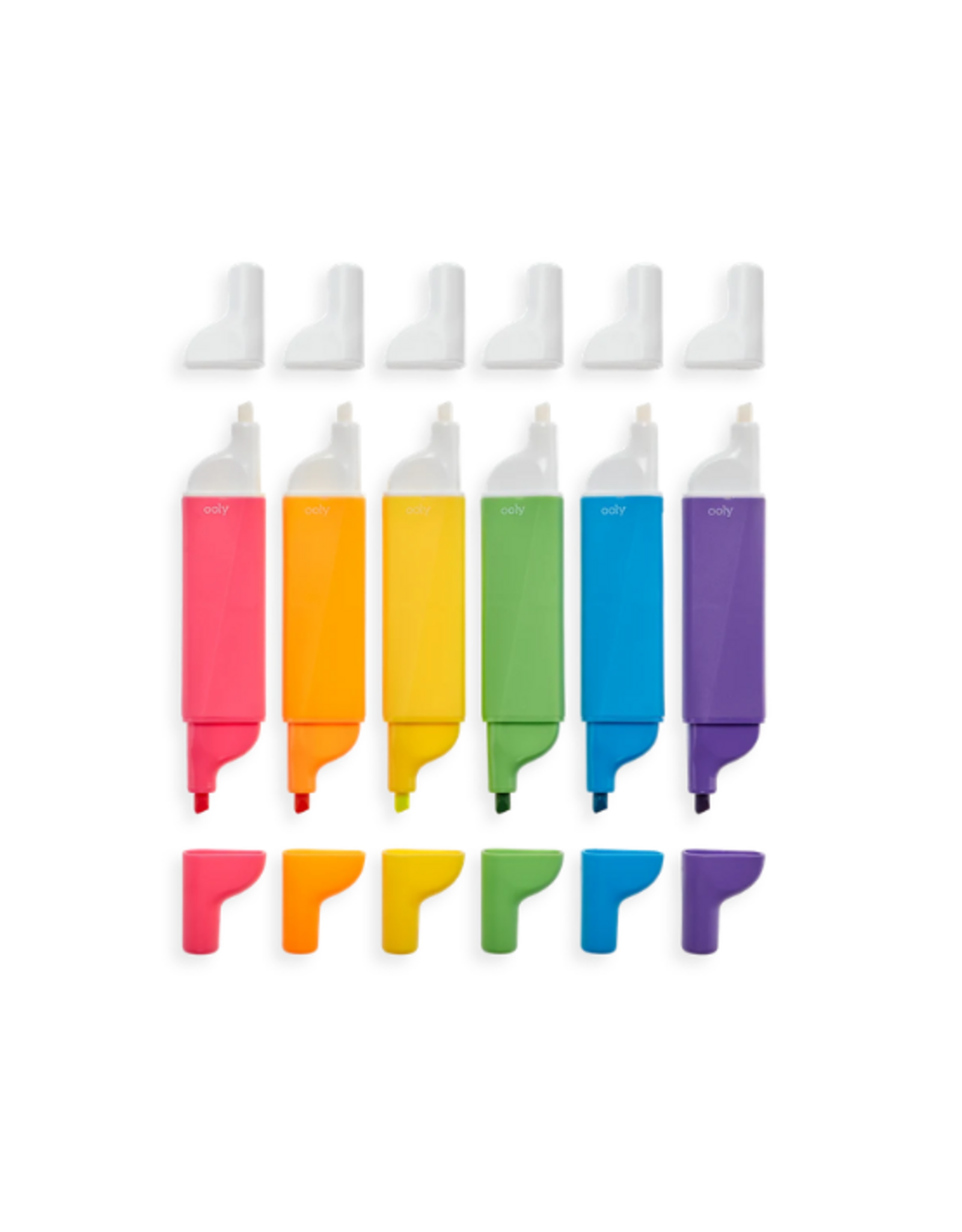 Ooly Ooly - Do-Overs Erasable Highlighters - Set of 6
