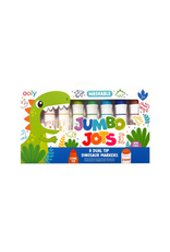 Ooly Ooly - Jumbo Jots Dual Tip Stamp Markers - Dinosaur - Set of 8