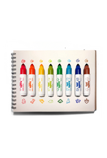 Ooly Ooly - Jumbo Jots Dual Tip Stamp Markers - Dinosaur - Set of 8