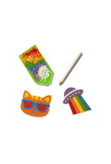 Ooly Ooly - Razzle Dazzle Mini DIY Gem Sticker Kit - Happy Stuff - 8 Stickers
