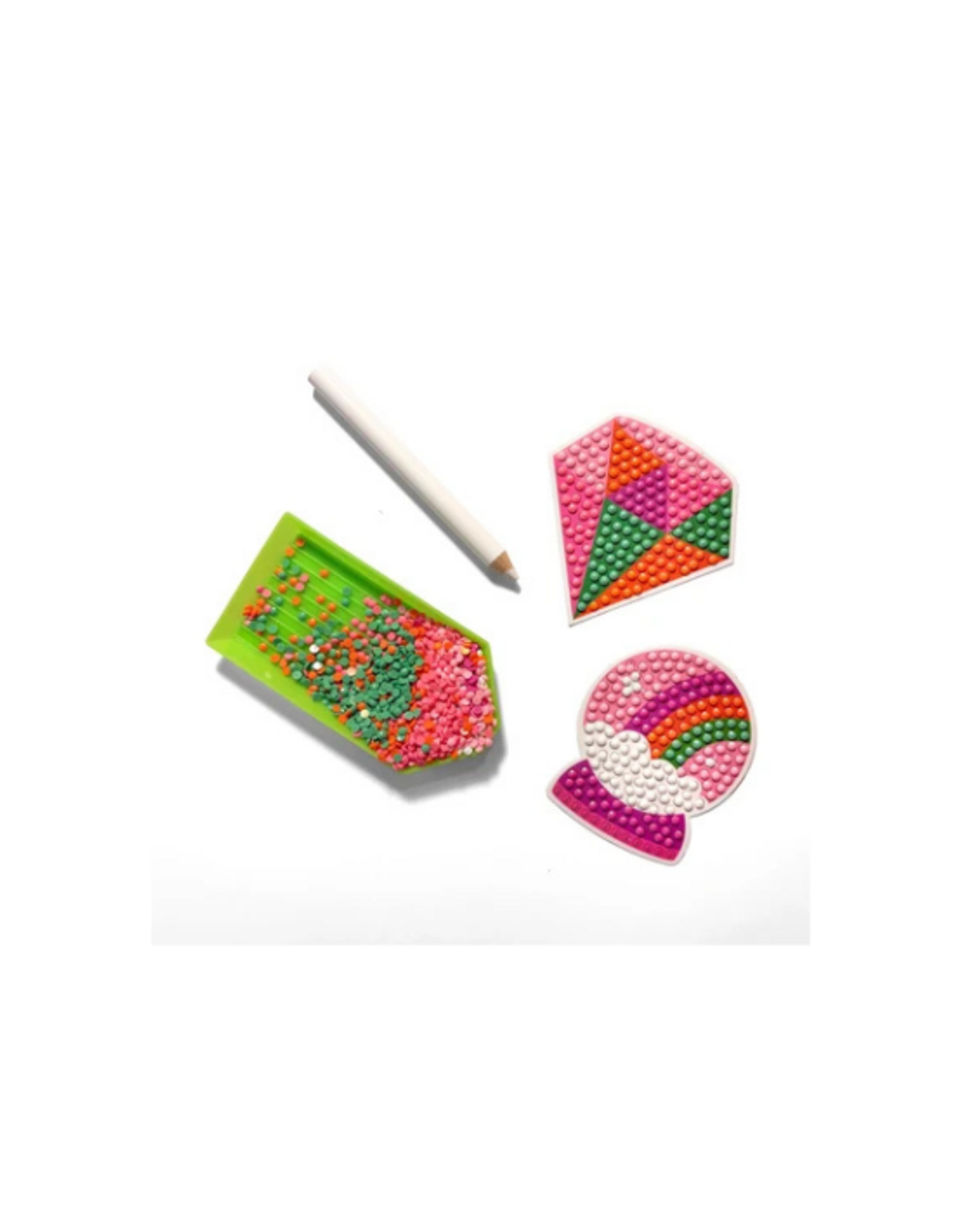 Ooly Ooly - Razzle Dazzle Mini DIY Gem Sticker Kit - Magic Mood - 8 Stickers