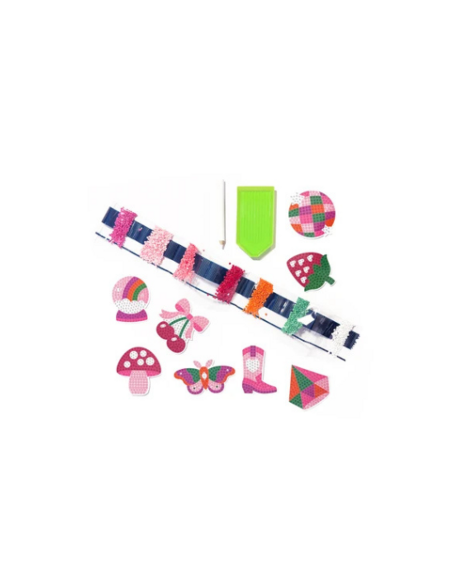 Ooly Ooly - Razzle Dazzle Mini DIY Gem Sticker Kit - Magic Mood - 8 Stickers