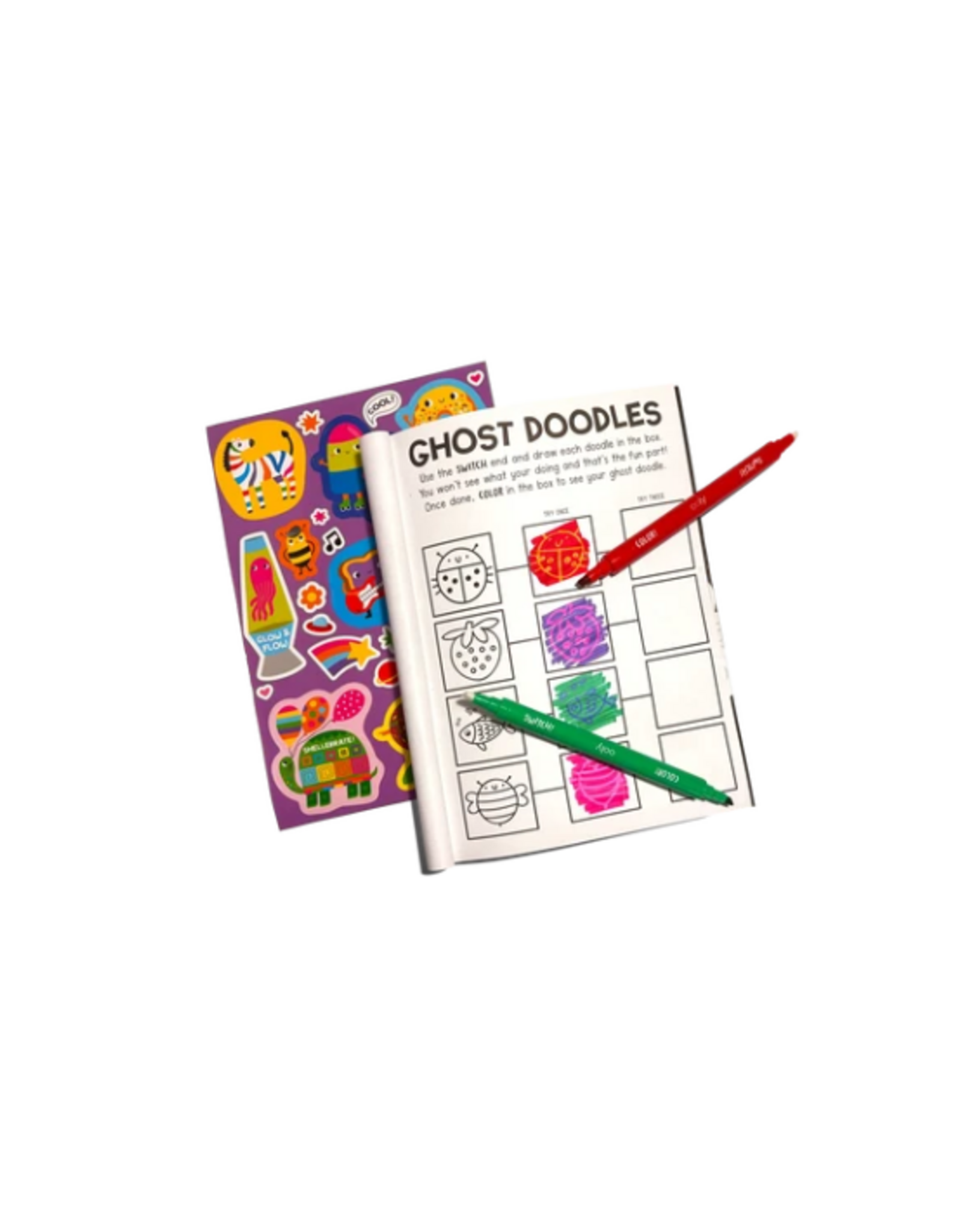 Ooly Ooly - Switch-eroo! Color-Changing Activity Kit - Markers Stickers Coloring Book