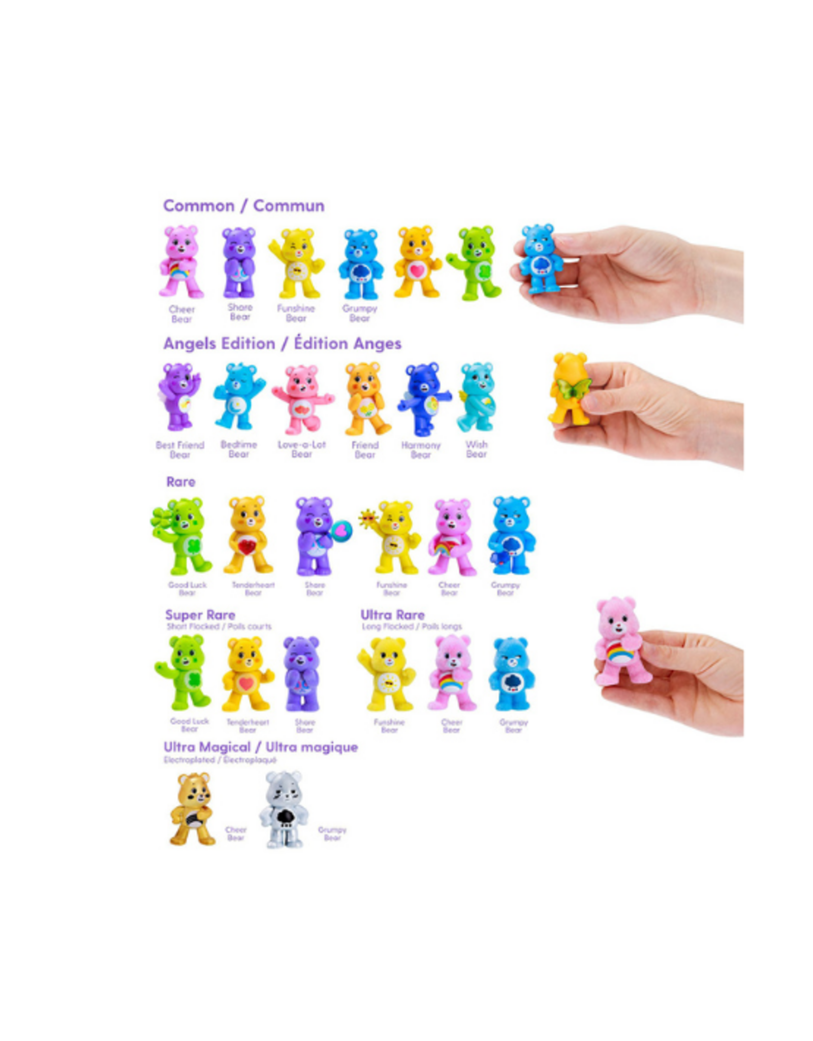 Care Bears Pocket Stars Mini Collectible Figures Blind Box
