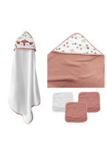 BBdoo BBdoo - Hooded Towels and 3 Wash Cloths - Deer