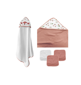 BBdoo BBdoo Hooded Towels and 3 Wash Cloths - Deer