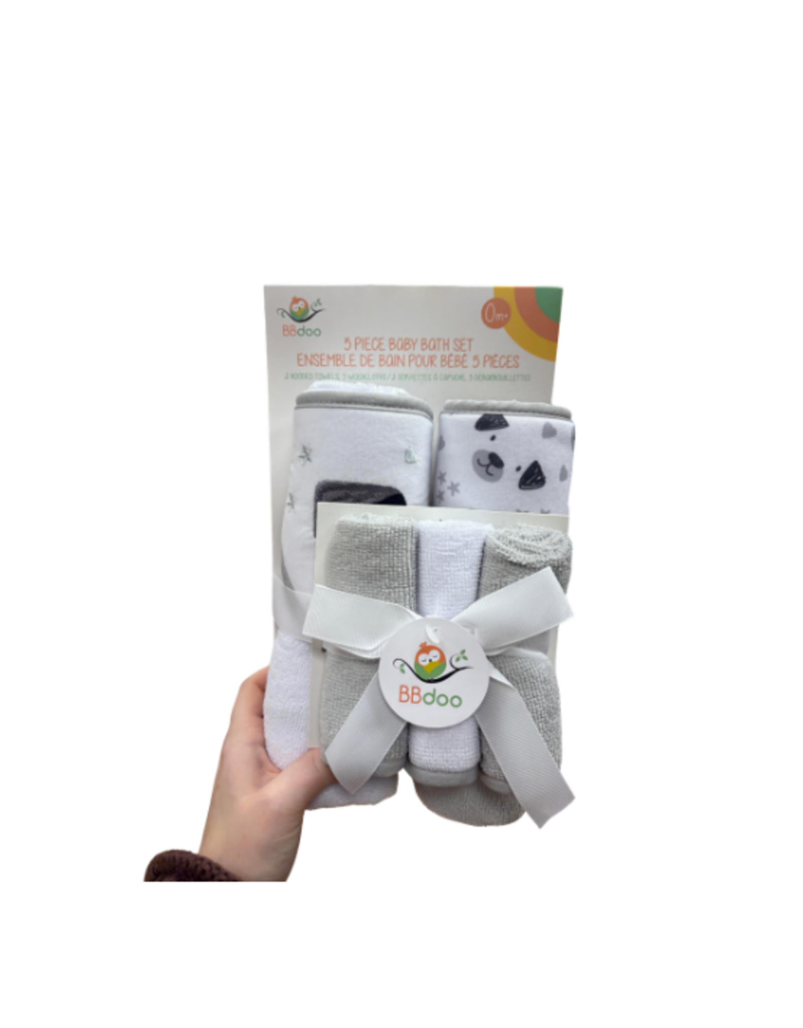 BBdoo BBdoo - Hooded Towels and 3 Wash Cloths - Dog