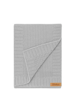 BBdoo BBdoo - Baby Knitted Blanket - Grey - 75 x 90 cm