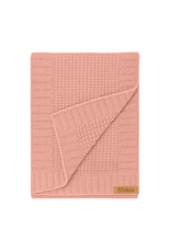 BBdoo BBdoo - Baby Knitted Blanket - Pink - 75 x 90 cm