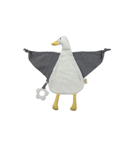 BBdoo BBdoo Baby Comforter with Silicone Teether - Seagull