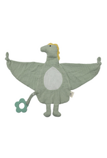 BBdoo BBdoo - Baby Comforter with Silicone Teether - Dino