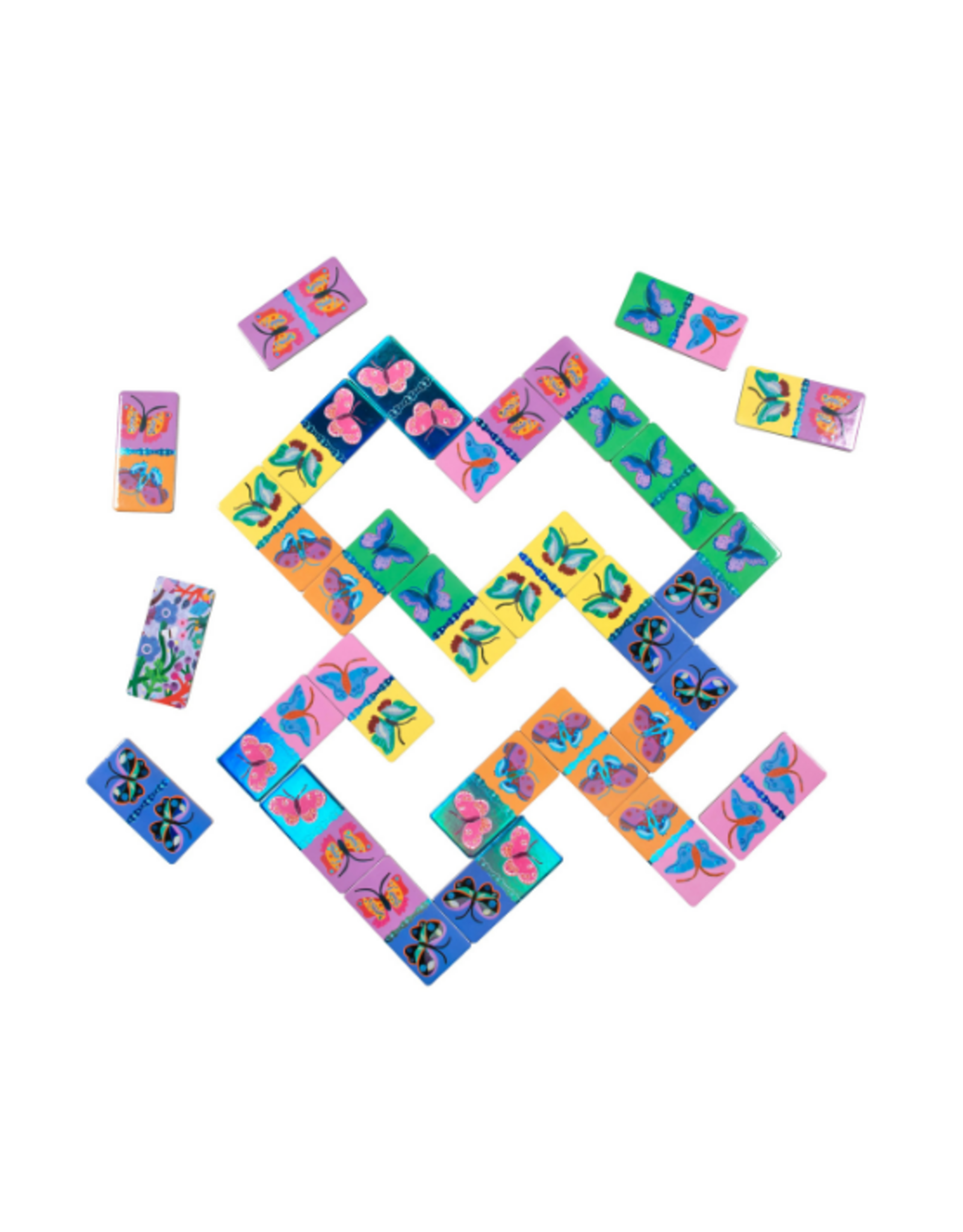 eeBoo Eeboo - Giant Shiny Butterfly Dominoes