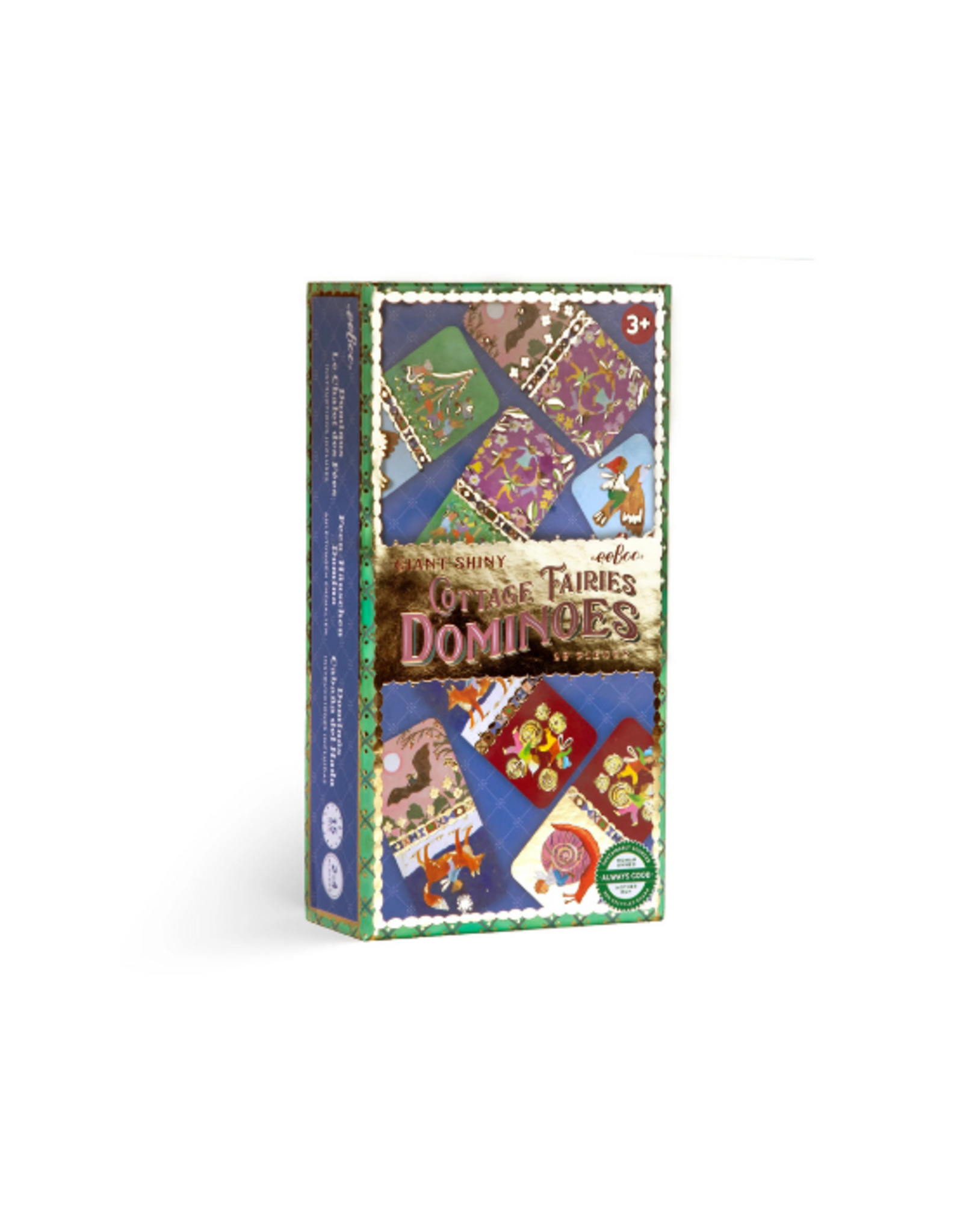 eeBoo Eeboo - Cottage Fairies Giant Shiny Dominoes