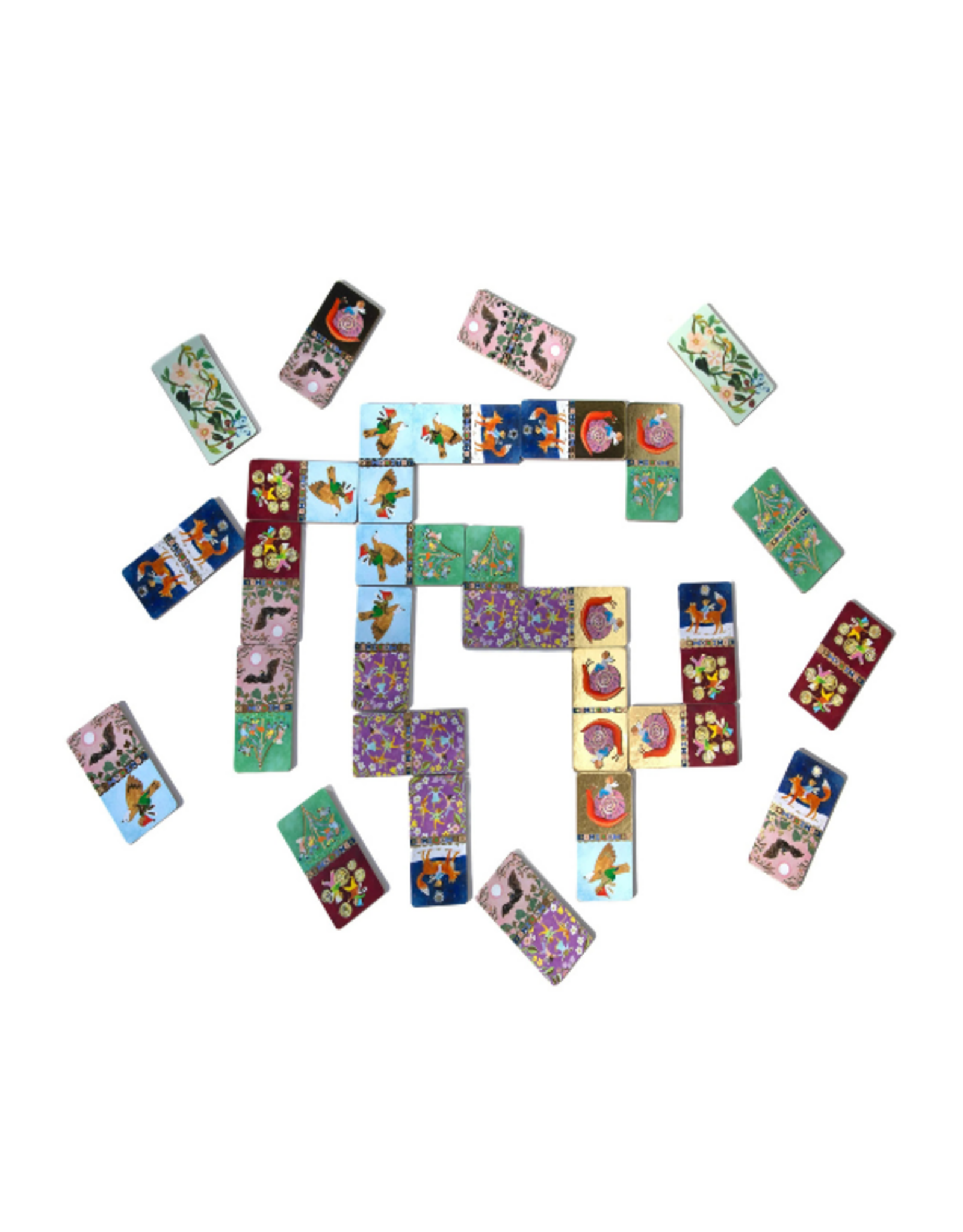 eeBoo Eeboo - Cottage Fairies Giant Shiny Dominoes