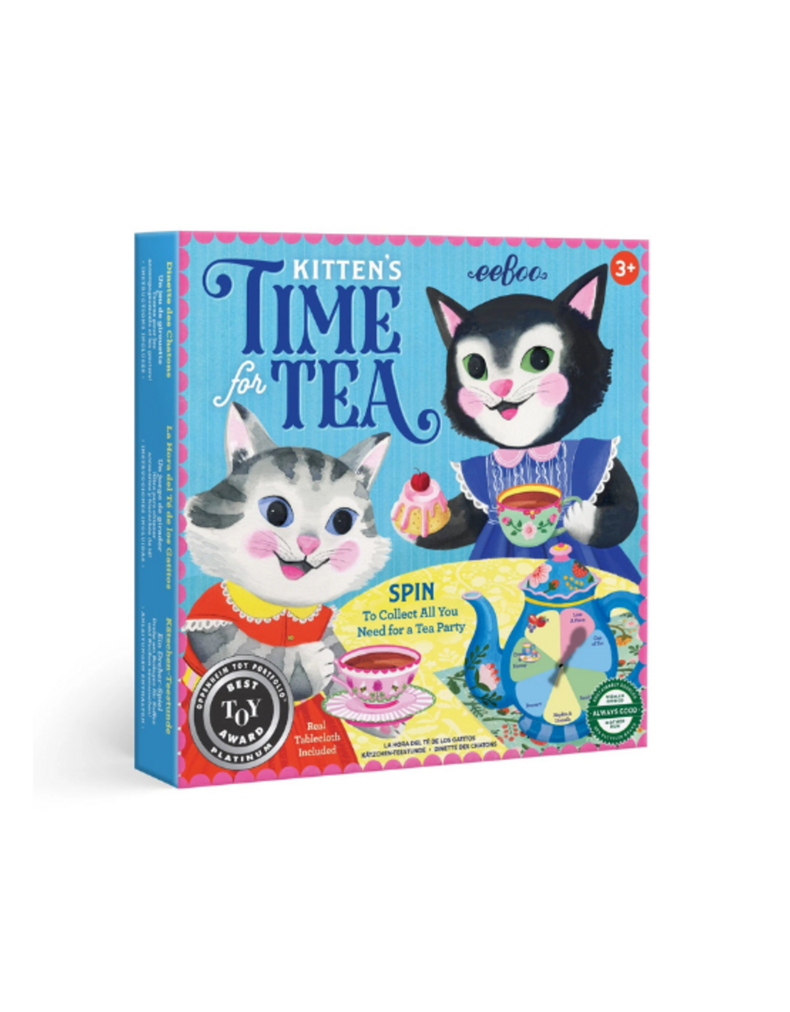 eeBoo Eeboo - Kitten's Time for Tea Spinner Game
