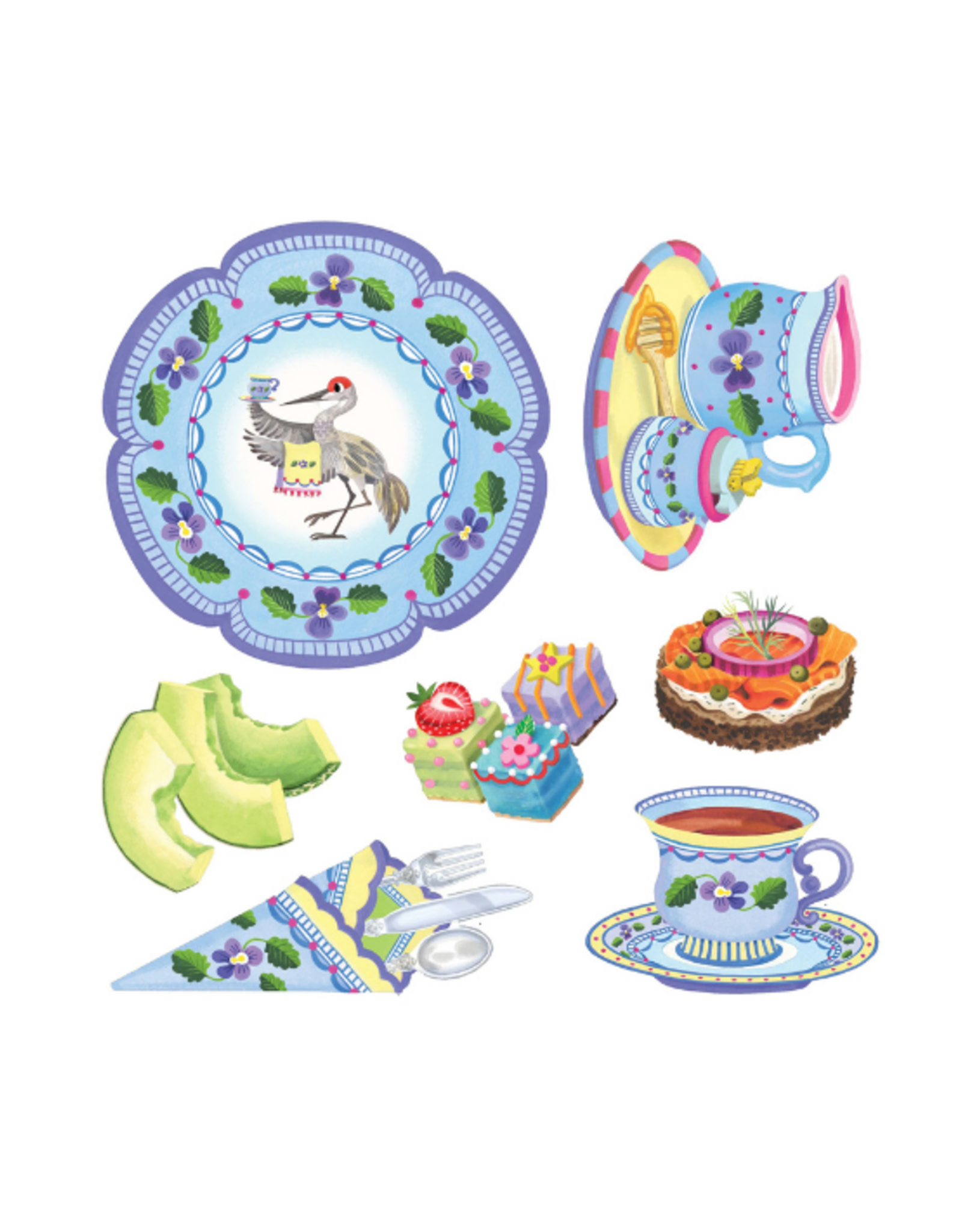 eeBoo Eeboo - Kitten's Time for Tea Spinner Game